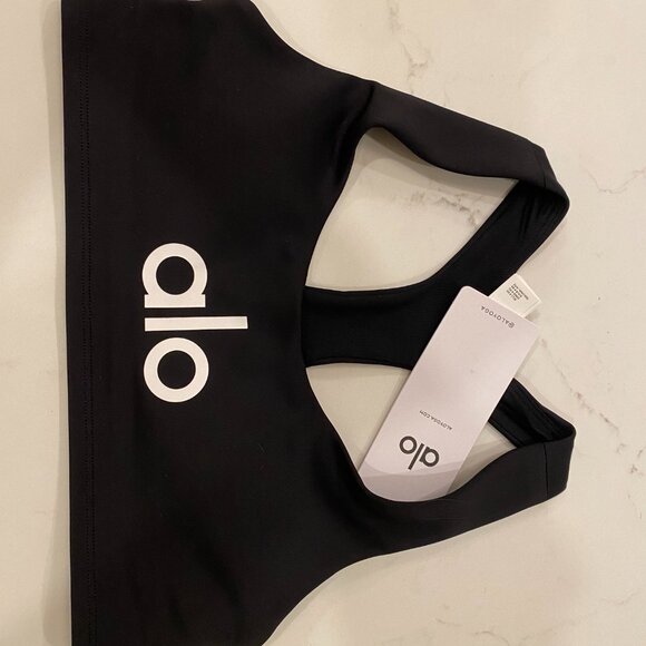 Alo Yoga Sports Bra, Black size S - Picture 4 of 4
